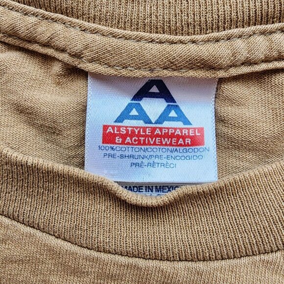 Vintage tan "Protect Your Nuts" size large - Picture 4 of 8